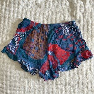 Urban Renewal Vintage Re-made Ruffle-trimmed Bloomer Shorts